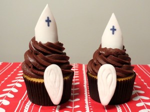 Nikolaus-Cupcakes